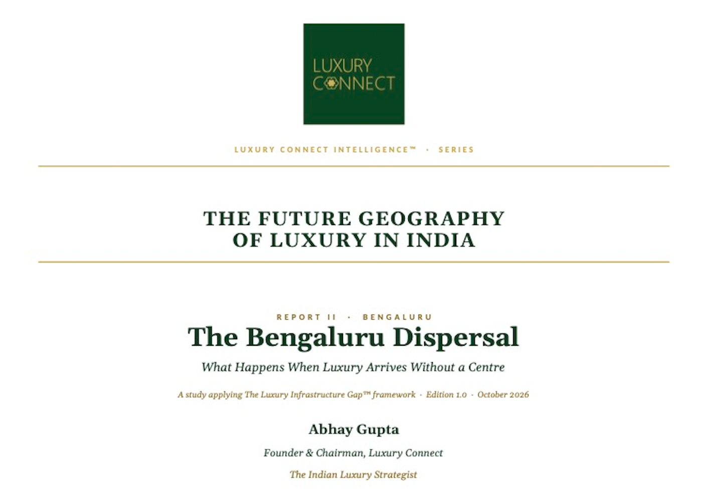 The Bengaluru Dispersal cover